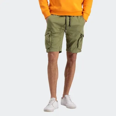ALPHA INDUSTRIES COTTON TWILL JOGGER SHORTS