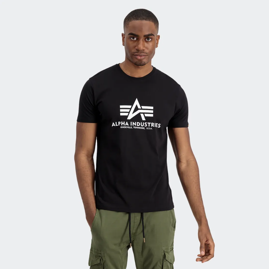 ALPHA INDUSTRIES BASIC MID LOGO T-SHIRT