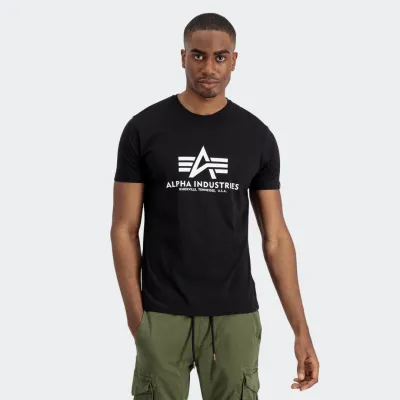 ALPHA INDUSTRIES BASIC MID LOGO T-SHIRT