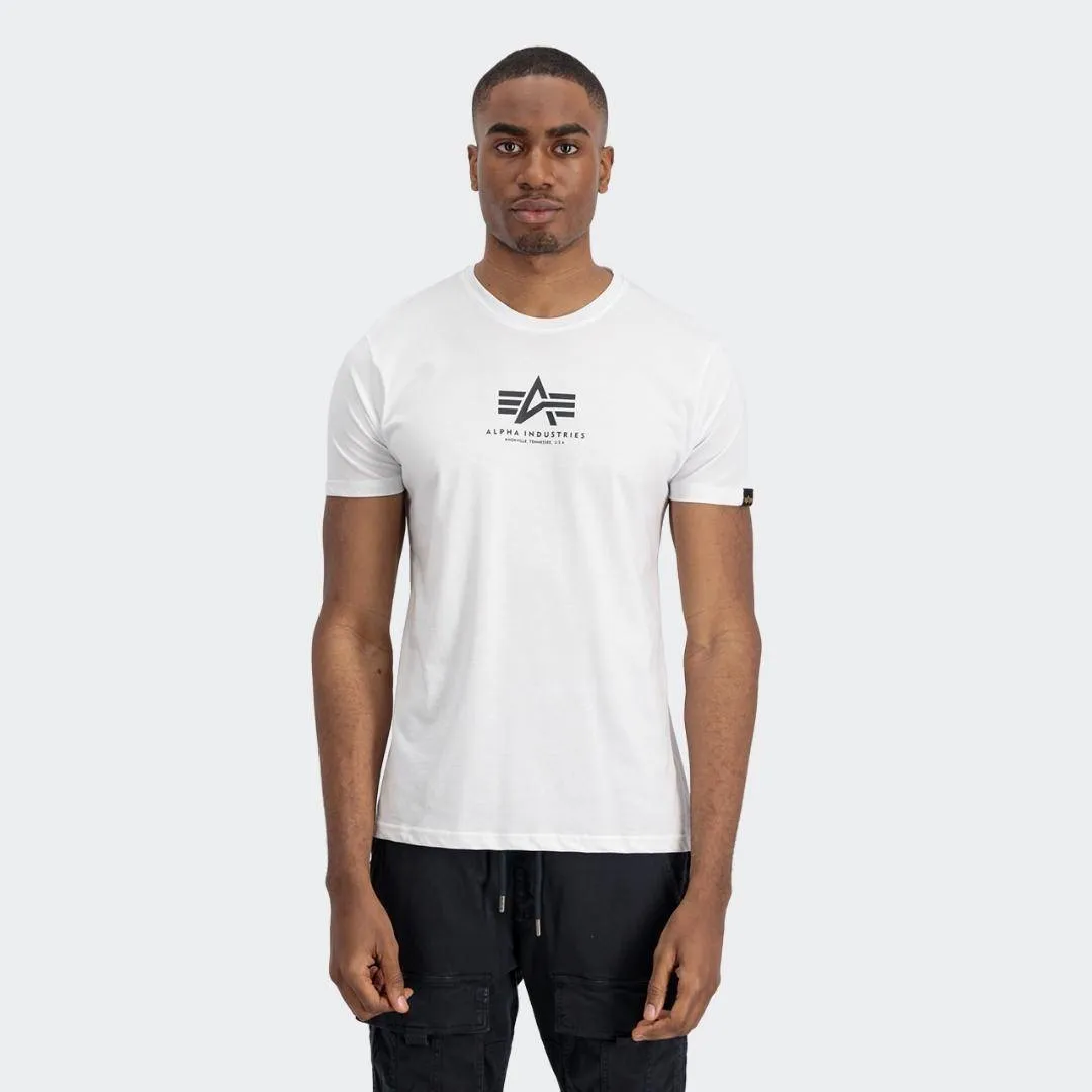 ALPHA INDUSTRIES BASIC MID LOGO T-SHIRT