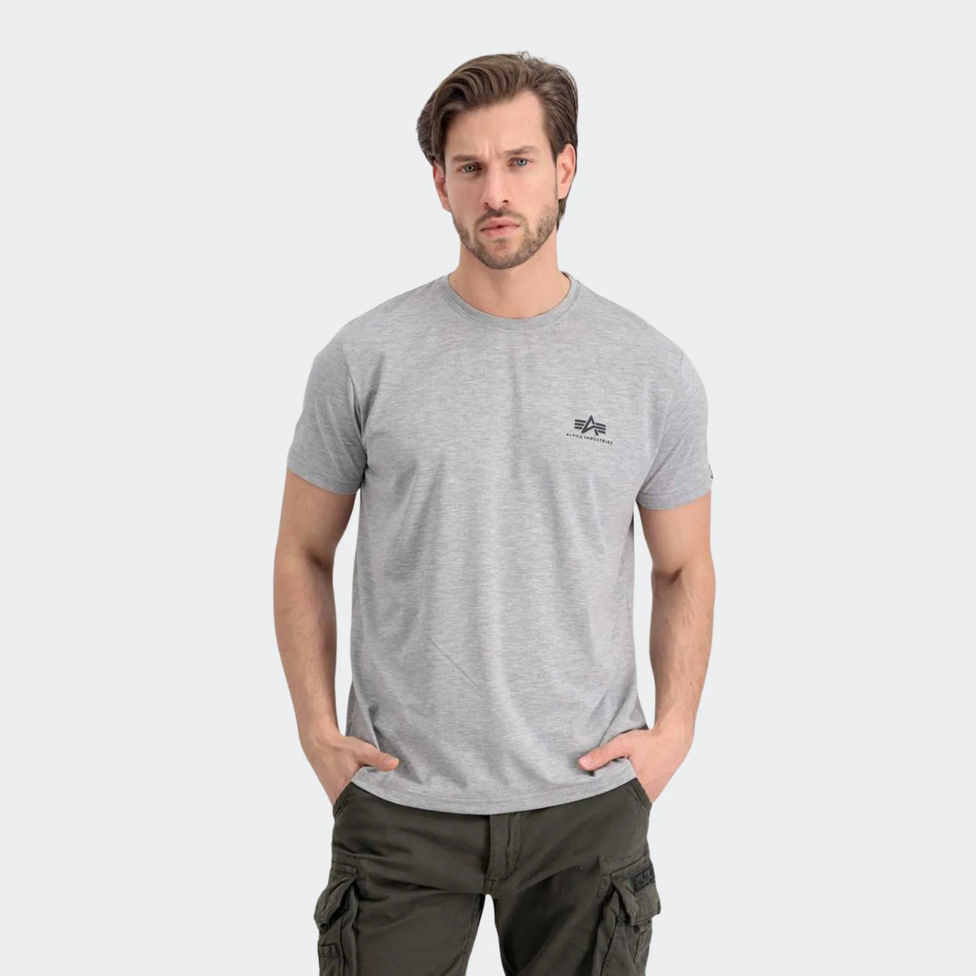 ALPHA INDUSTRIES BASIC SMALL LOGO T-SHIRT