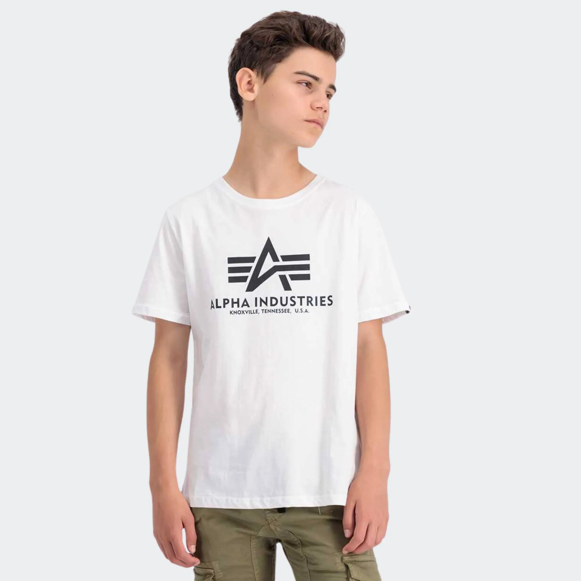 ALPHA INDUSTRIES BASIC T-SHIRT BIG LOGO KIDS