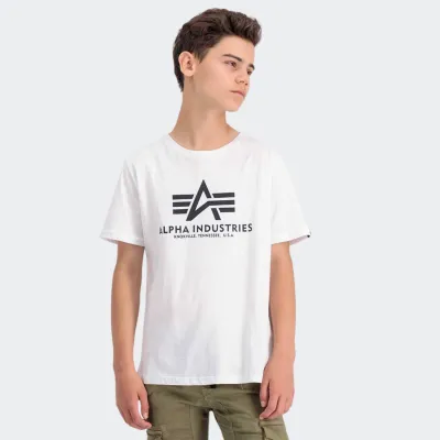 ALPHA INDUSTRIES BASIC T-SHIRT BIG LOGO KIDS