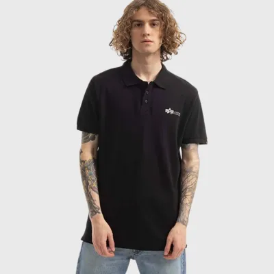ALPHA INDUSTRIES BASIC SMALL LOGO POLO SHIRT