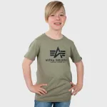 ALPHA INDUSTRIES BASIC T-SHIRT BIG LOGO KIDS