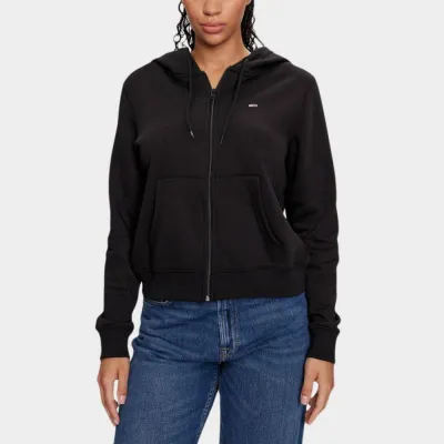 TOMMY JEANS WOMENS REGULAR FLAG ZIP THRU