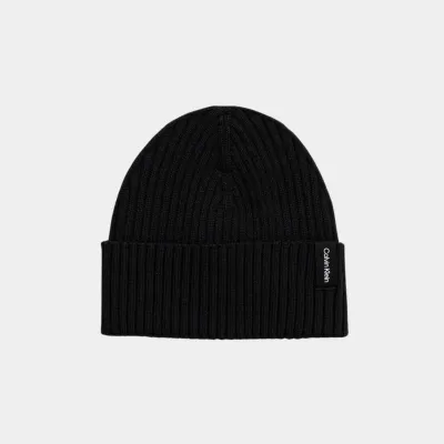 CALVIN KLEIN KNIT FOLDED BEANIE