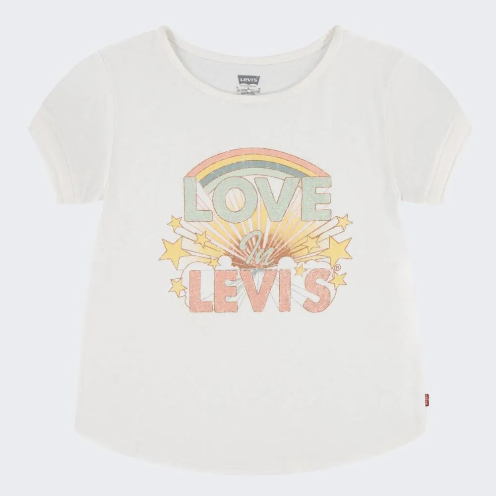 LEVIS GIRLS DOUBLE CUFF TEE