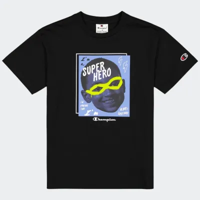 CHAMPION GRAPHIC GALLERY CREWNECK T-SHIRT