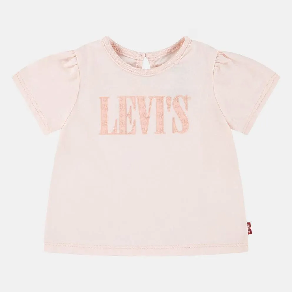 LEVI'S GIRLS SMOCKED SLV TEE
