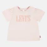 LEVI'S GIRLS SMOCKED SLV TEE