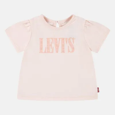 LEVI'S GIRLS SMOCKED SLV TEE