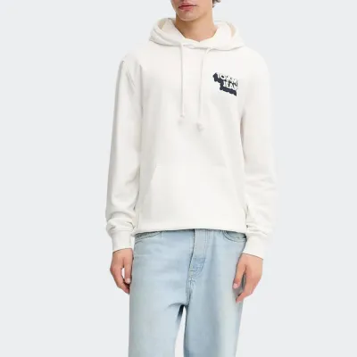 TOMMY JEANS MENS STACK BACK LOGO HOODIE