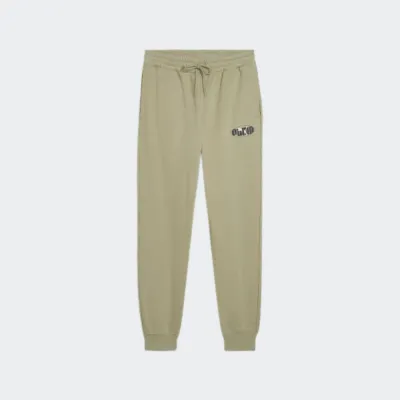 PUMA ESSENTIALS LOGO LAB  EXECUTION SWEATPANTS FLEECE CL