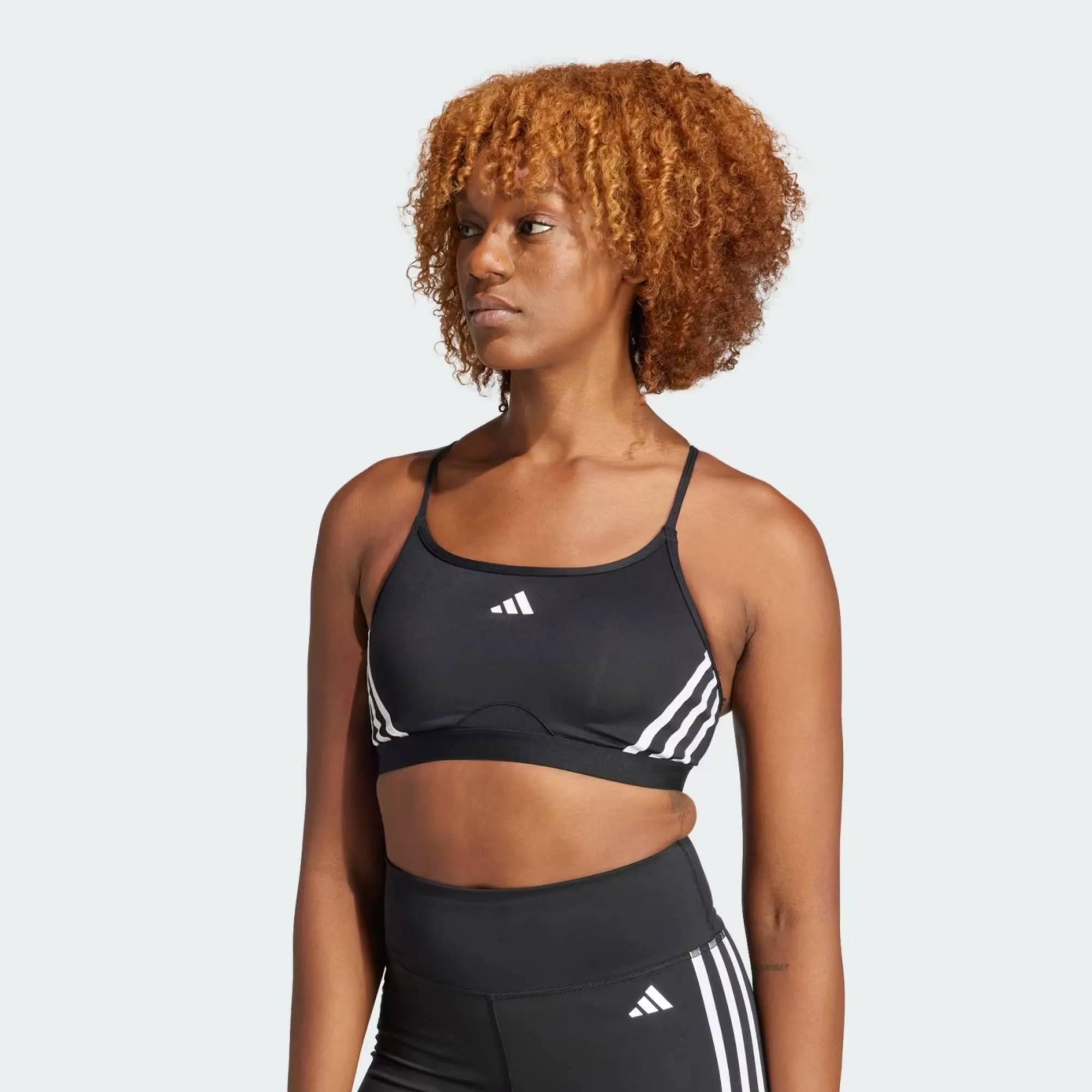 ADIDAS AERCTLONG SLEEVE 3STRIPES BRA