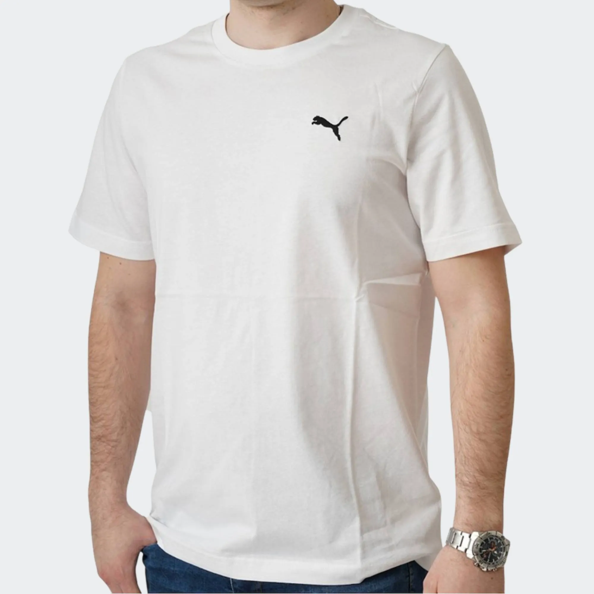 PUMA ESSENTIALS SMALL LOGO TEE