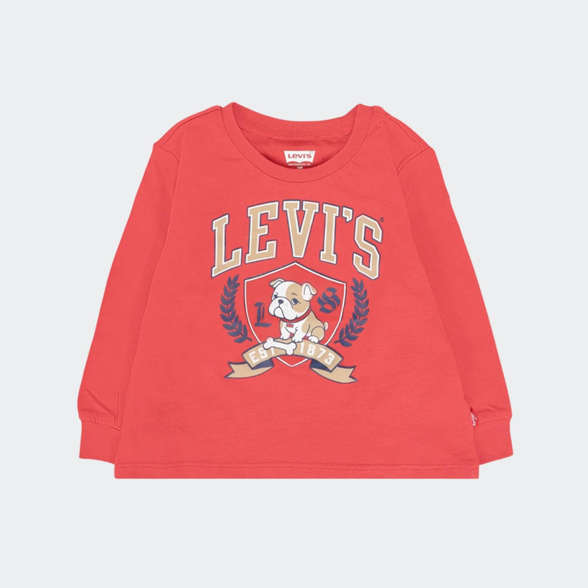 LEVI'S BOYS LOGO BULLDOG CREST LONGSLEEVE