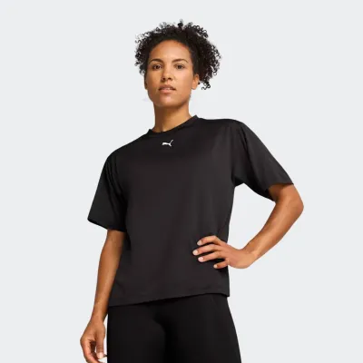 PUMA WOMENS TAD ESSENTIAL RELAXED TEE