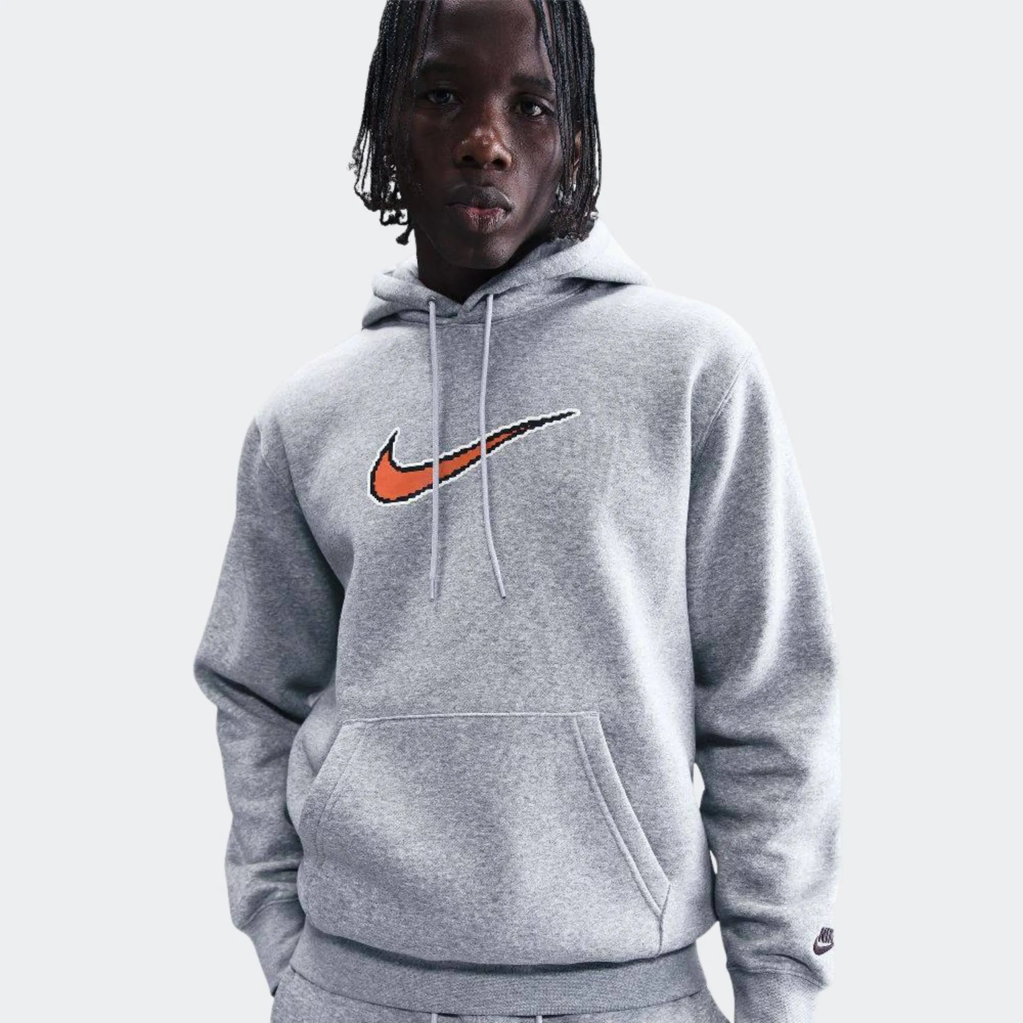 NIKE MENS CLUB HOODIE NEO VARSITY