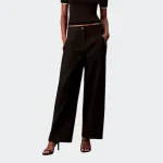 CALVIN KLEIN JEANS COTTON TWILL AOP LOGO STRIPE PAN