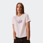 CALVIN KLEIN JEANS FITTED SCRIPT TSHIRT