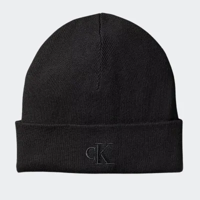 CALVIN KLEIN JEANS CK FINE RIB BEANIE