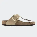 BIRKENSTOCK NUBUCK GIZEH BIG BUCKLE