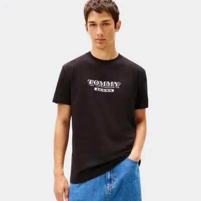 TOMMY JEANS REGULAR BILLS FONT TEE