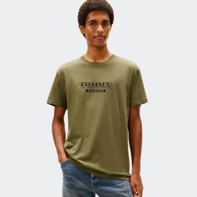 TOMMY JEANS REGULAR BILLS FONT TEE
