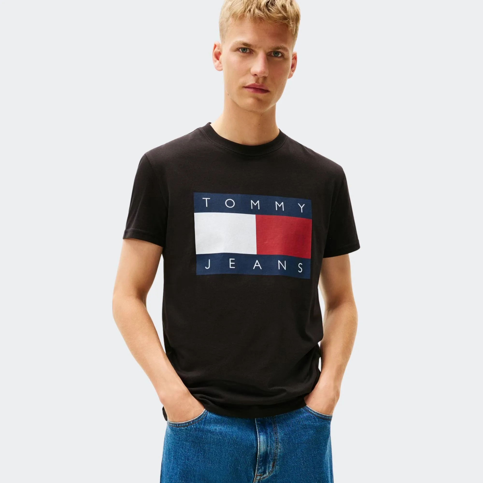 TOMMY JEANS REGULAR BIG FLAG TEE