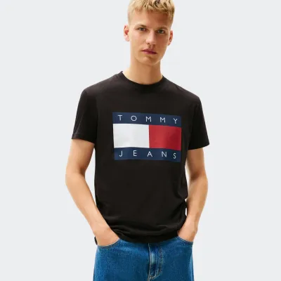 TOMMY JEANS REGULAR BIG FLAG TEE