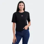 TOMMY JEANS WOMENS BOXY BADGE TEE