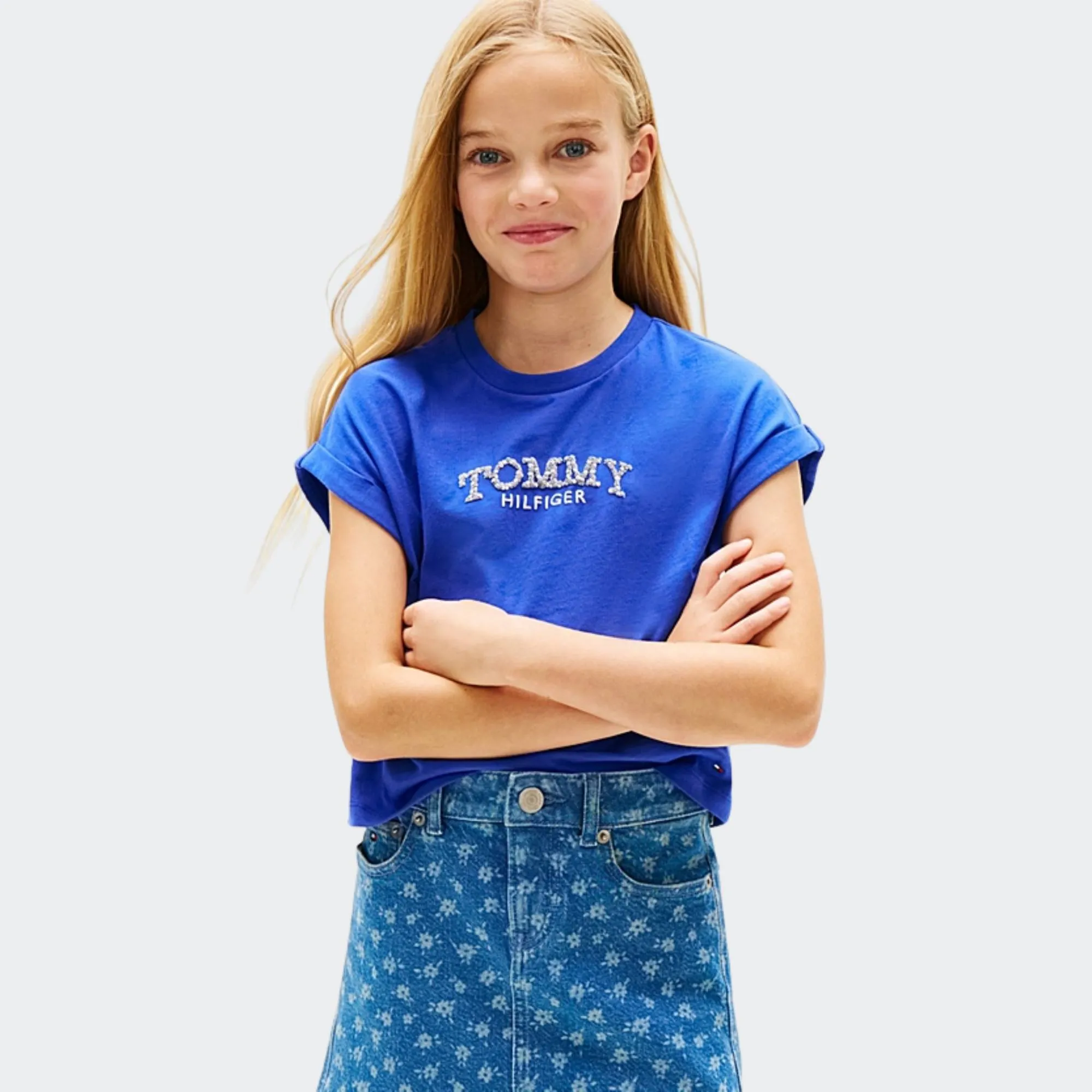 TOMMY JEANS TOMMY PUFF FLOWER TEE