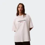 CALVIN KLEIN JEANS RELAXED SEQUIN LOGO TEE