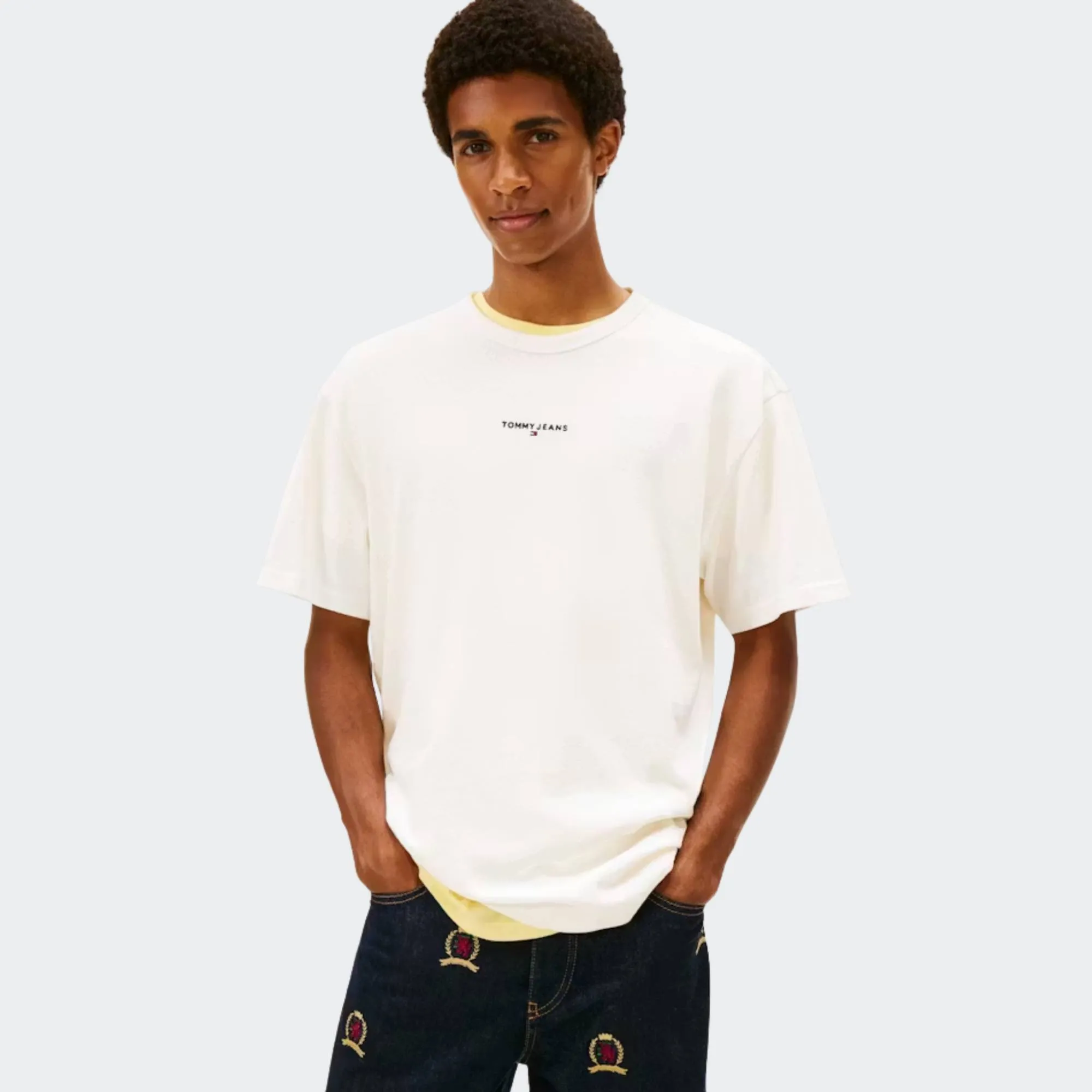 TOMMY JEANS RLX LINEAR LOGO TEE