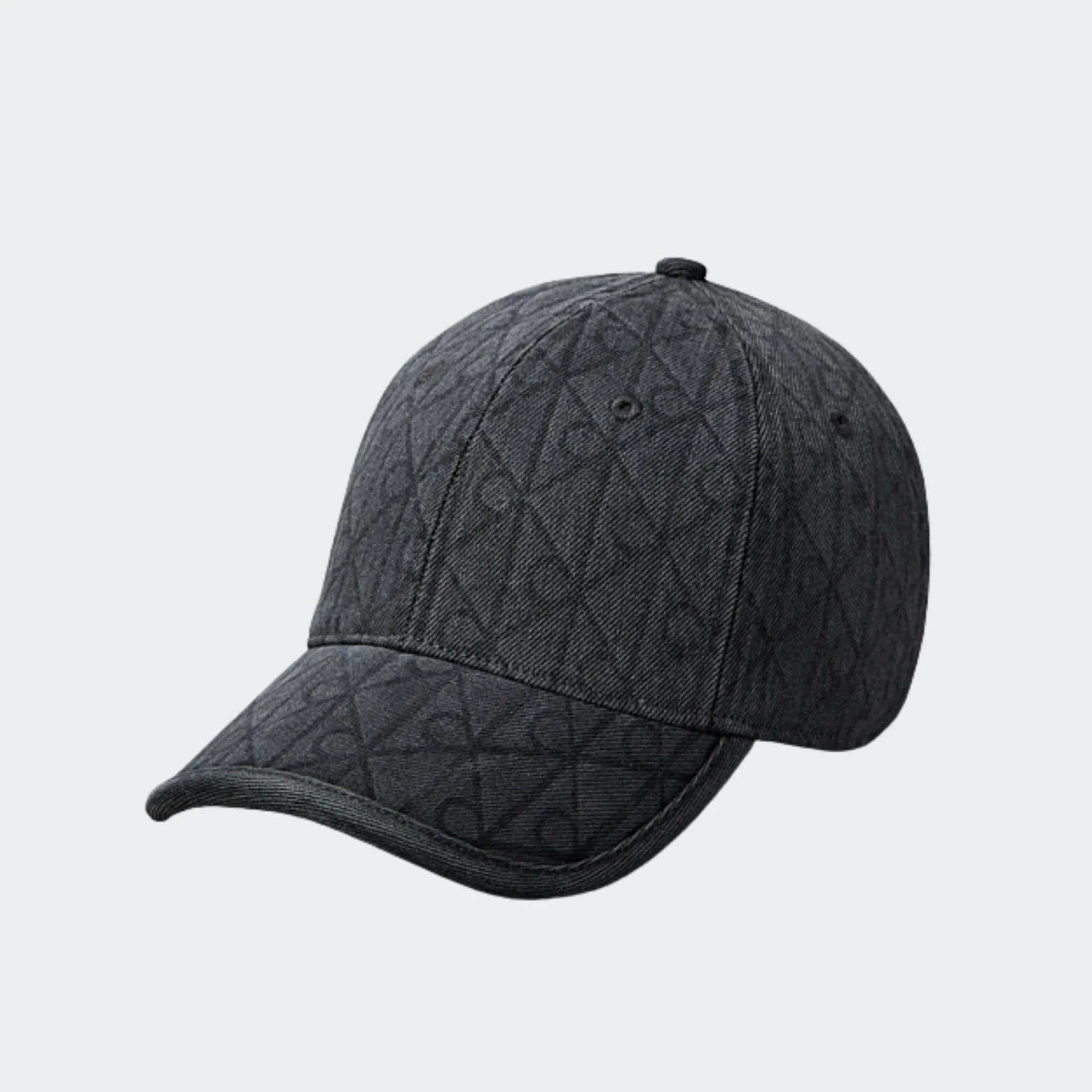 CALVIN KLEIN JEANS DENIM BURNOUT PATCH CAP