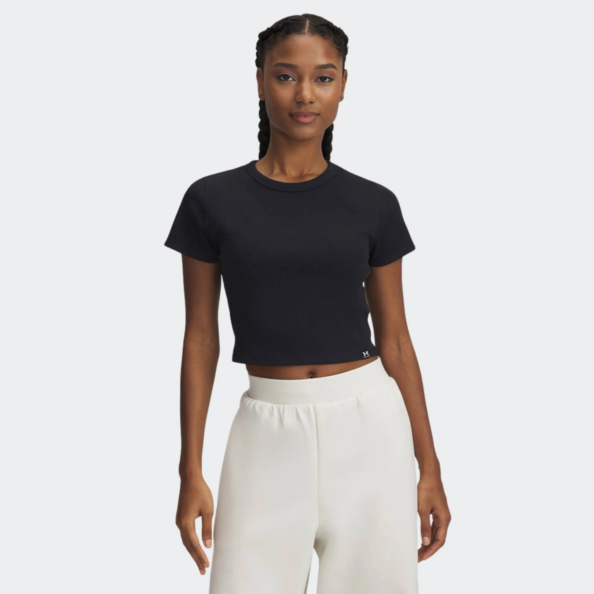 UNDER ARMOUR RIVAL RIB BABY TEE