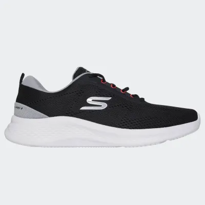 SKECHERS LACE UP MESH SNEAKERS