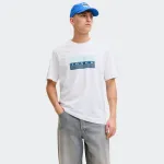 JACK & JONES FUSION DOTS PRINT TEE CREW