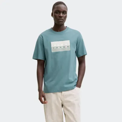 JACK & JONES FUSION DOTS PRINT TEE CREW