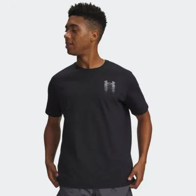 UNDER ARMOUR BLUR LOGO TSHIRT