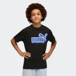 PUMA ESSENTIAL LOGO LAB RELAXED FRONT GRAPHIC  TSHIRT BOYS