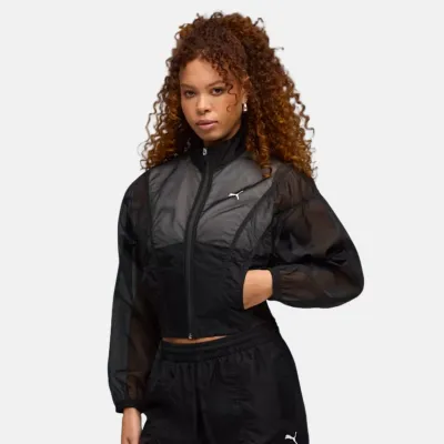 PUMA DARE TO OVERSIZED WOVEN JACKET