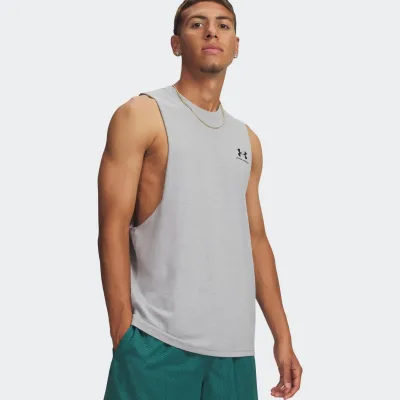 UNDER ARMOUR LEFT CHEST CUT OFF TANK
