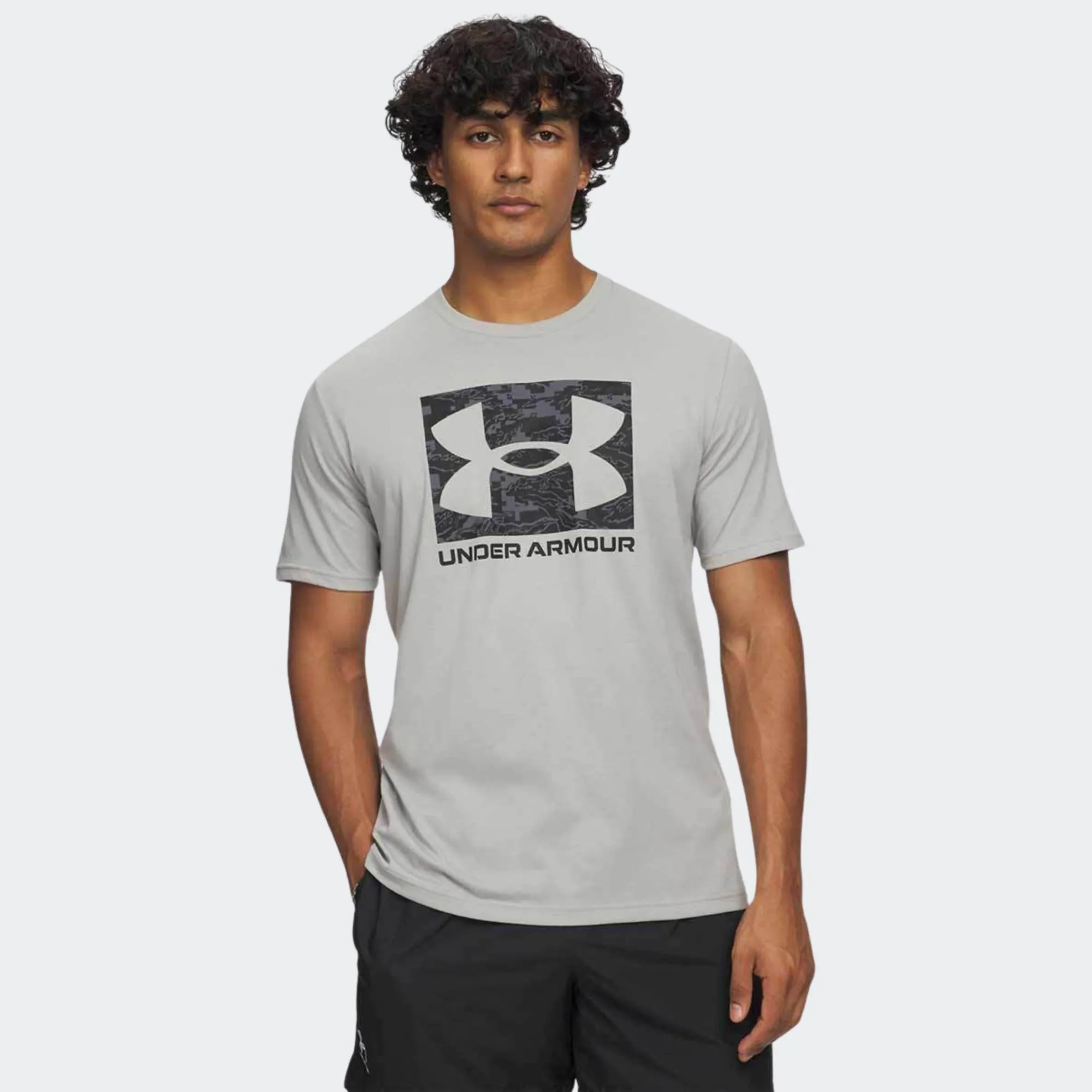 UNDER ARMOUR ABC CAMO BOXED LOGO TSHIRT