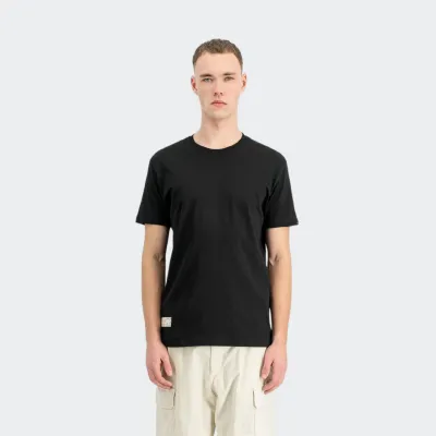 ALPHA INDUSTRIES CAMO LABEL BACK PRINT T-SHIRT