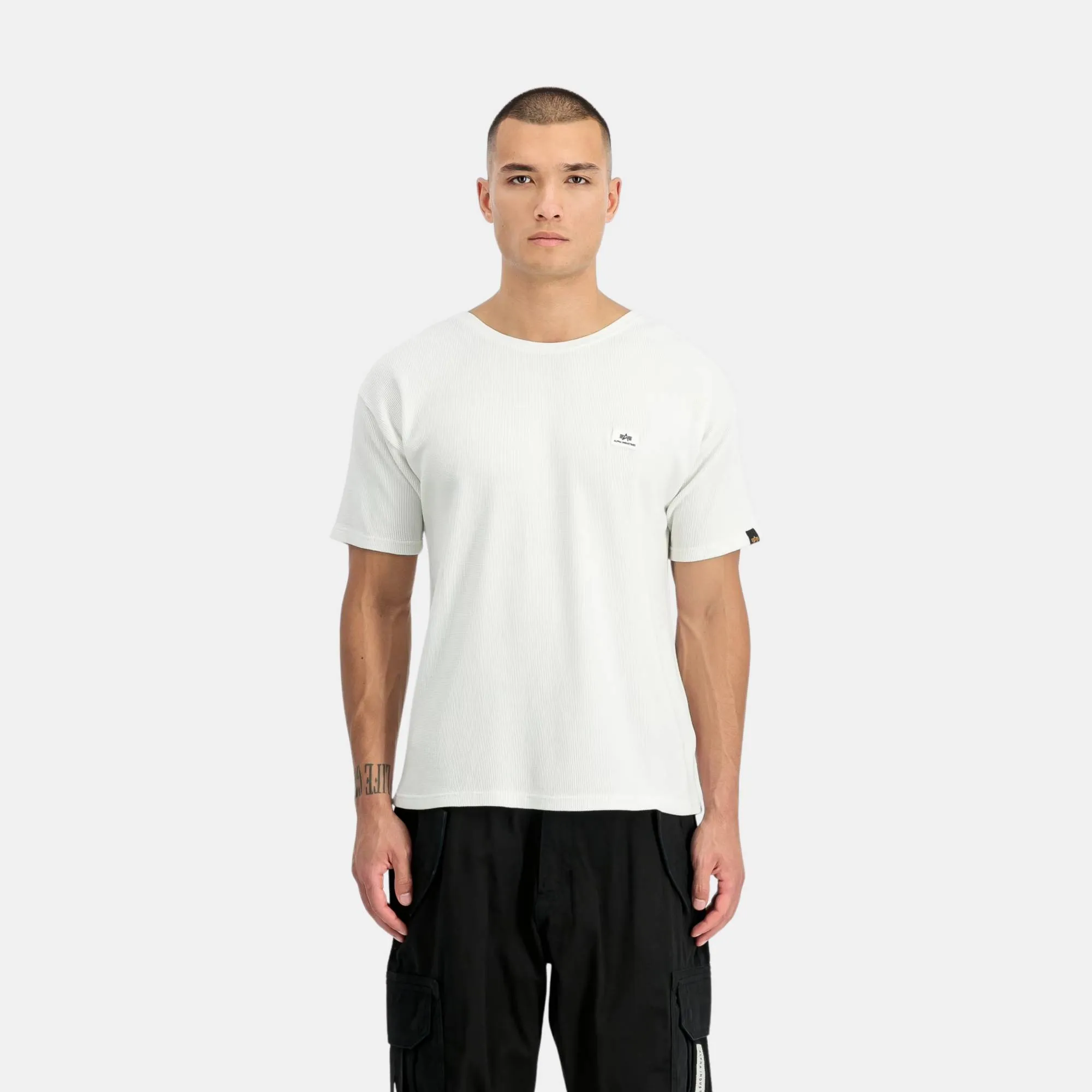 ALPHA INDUSTRIES WAFFLE SMALL LOGO T-SHIRT