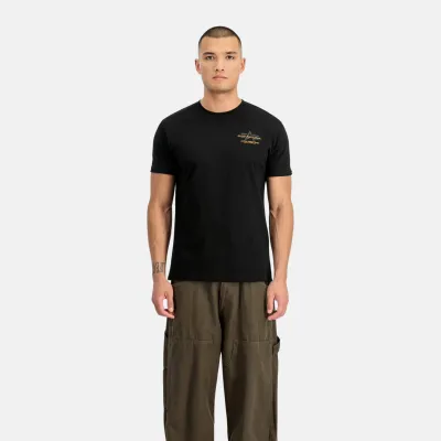 ALPHA INDUSTRIES TONAL LOGO PRINT T-SHIRT