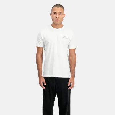 ALPHA INDUSTRIES TONAL LOGO PRINT T-SHIRT