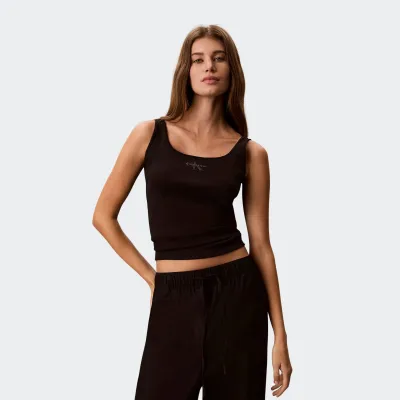 CALVIN KLEIN MONOLOGO SCOOP RIB TANK TOP
